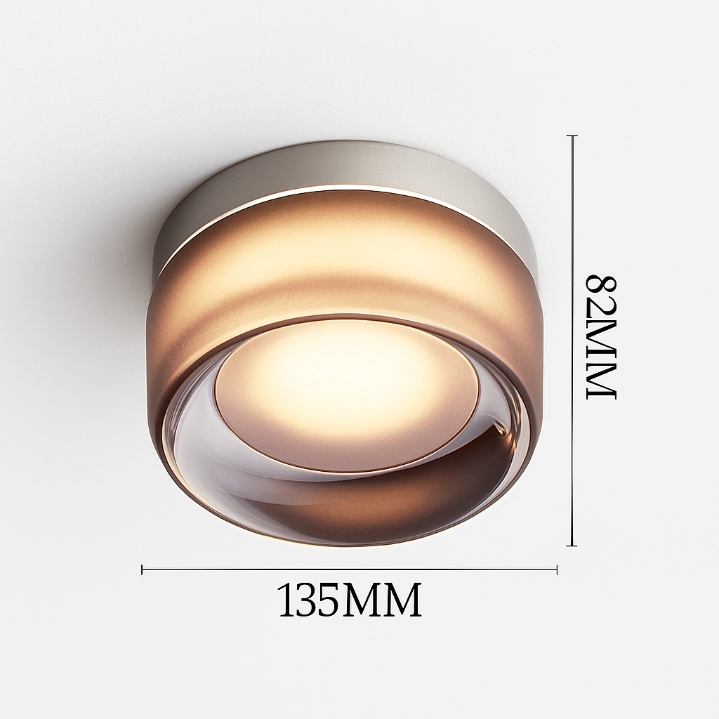 Contemporary Circle LED Wall Sconce for Hallways, Bedrooms, Bathrooms & Living Rooms | Thomler