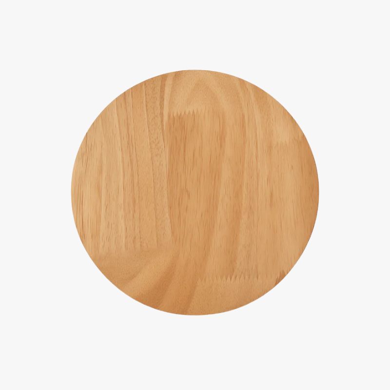 Oval Wood LED Wall Sconce with Clear Glass Shade – Scandinavian Modern Design for Bedroom, Living Room & Hotel | Thomler