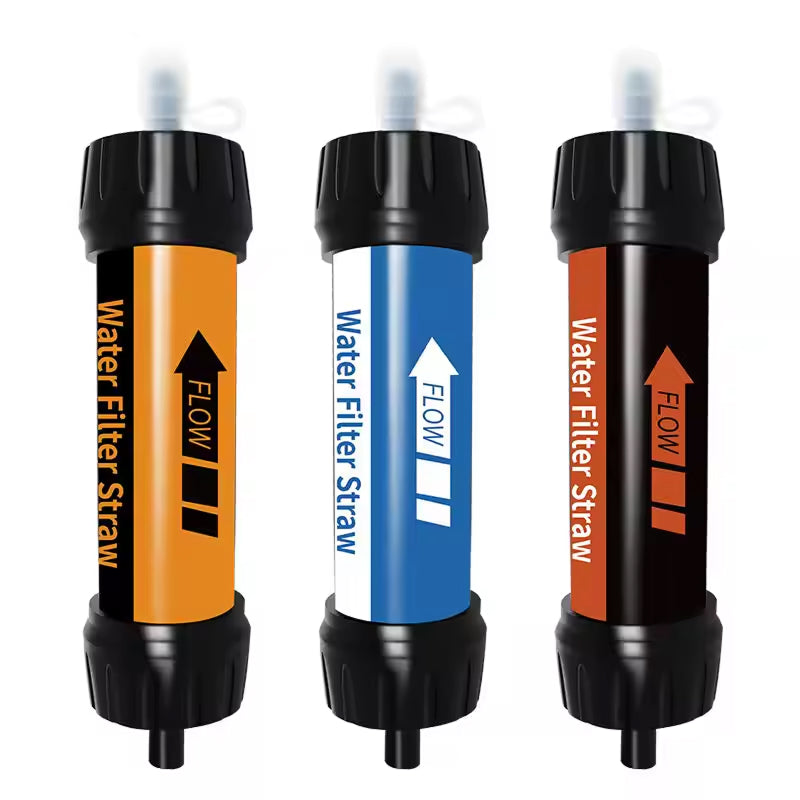 Portable Survival Water Purification Straw for Hiking, Camping & Emergency Preparedness – 4000L Capacity Filtration System with 0.01 | Thomler