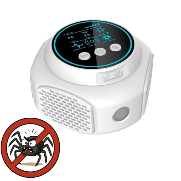 Ultrasonic Spider Repellent Plug-In for Home, Chemical-Free Pest Control Device, Safe for Kids & Pets, 3200 sq ft Coverage | Thomler