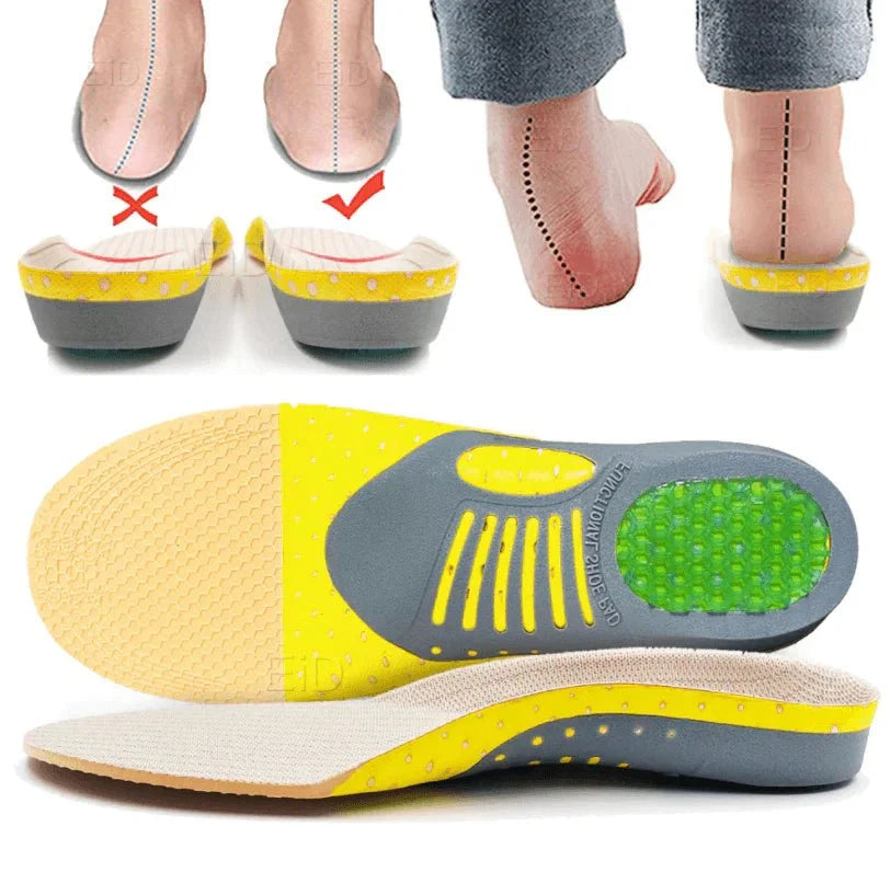 Cushioned Arch Support Insoles with Gel Padding for All-Day Comfort | Thomler