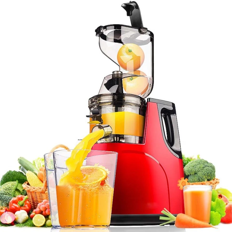 Electric Whole Fruit Juicer Machine with 3.5 in Wide Chute for Apples Carrots Celery – Automatic Pulp Separator for Fresh Vegetable Juice | Thomler