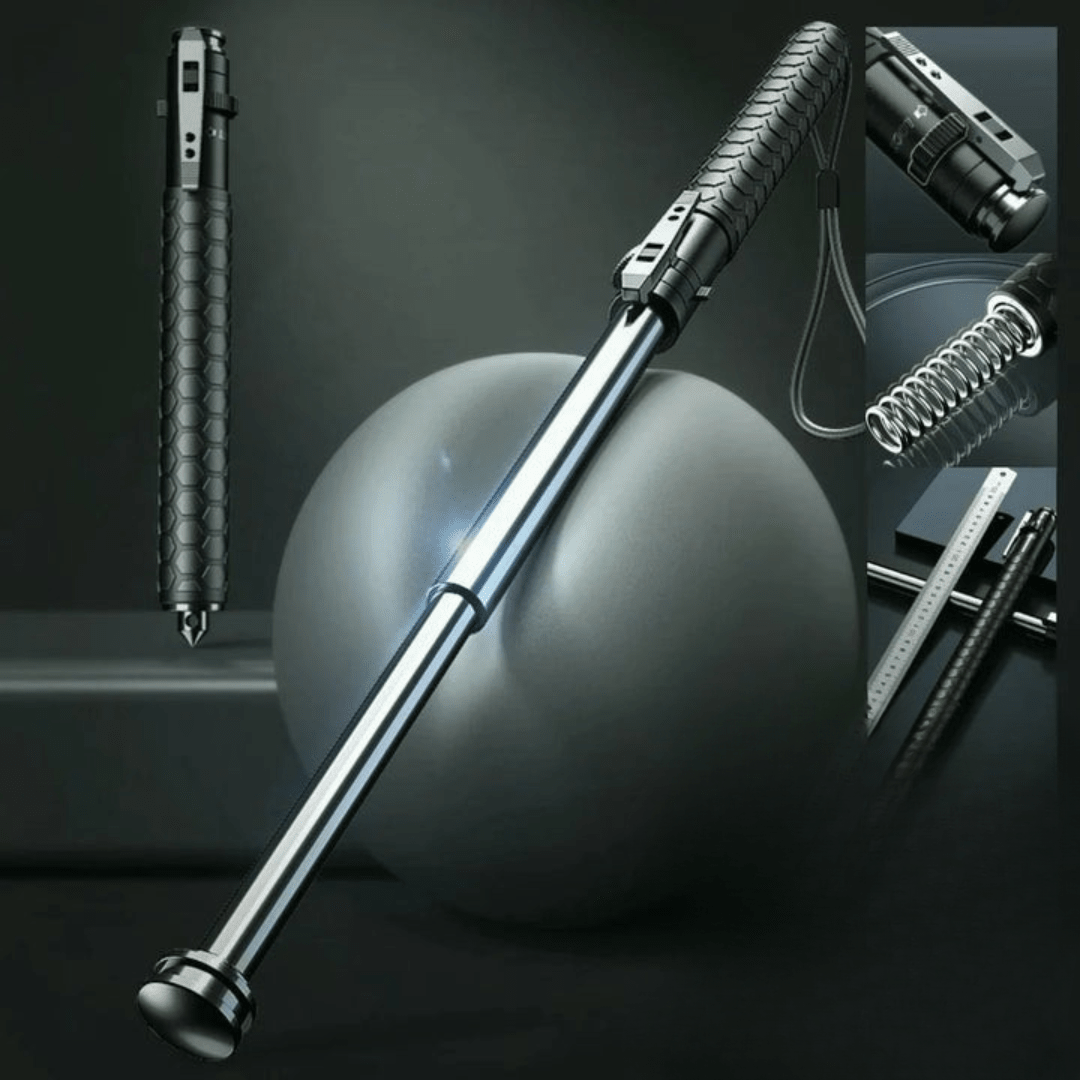 Telescopic Self-Defense Walking Stick – Collapsible Support Cane for Safety & Hiking | Thomler