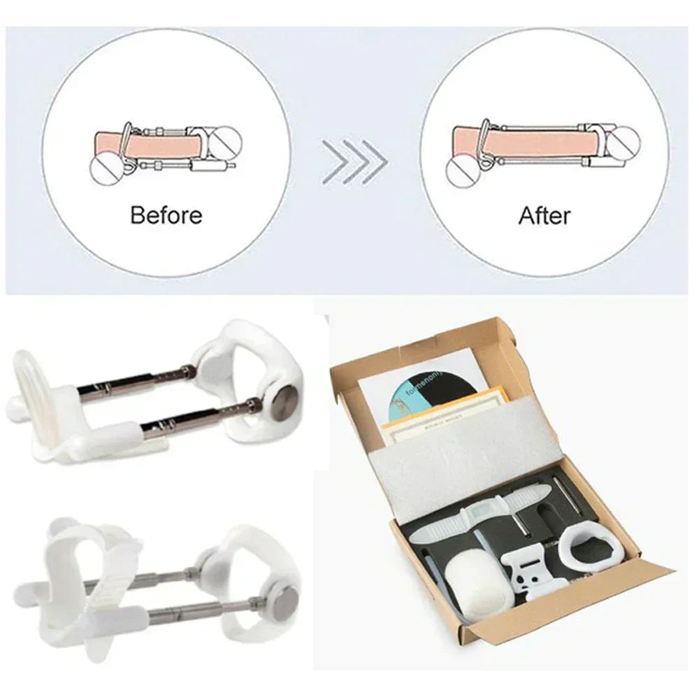 Adjustable Traction Support Device for At-Home Comfort & Natural Enhancement | Discreet Body-Safe System | Thomler
