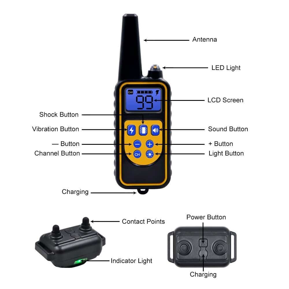Remote Dog Training System with Adjustable Vibration & Tone – 2600 ft Wireless Range for Obedience & Behavior Correction | Thomler