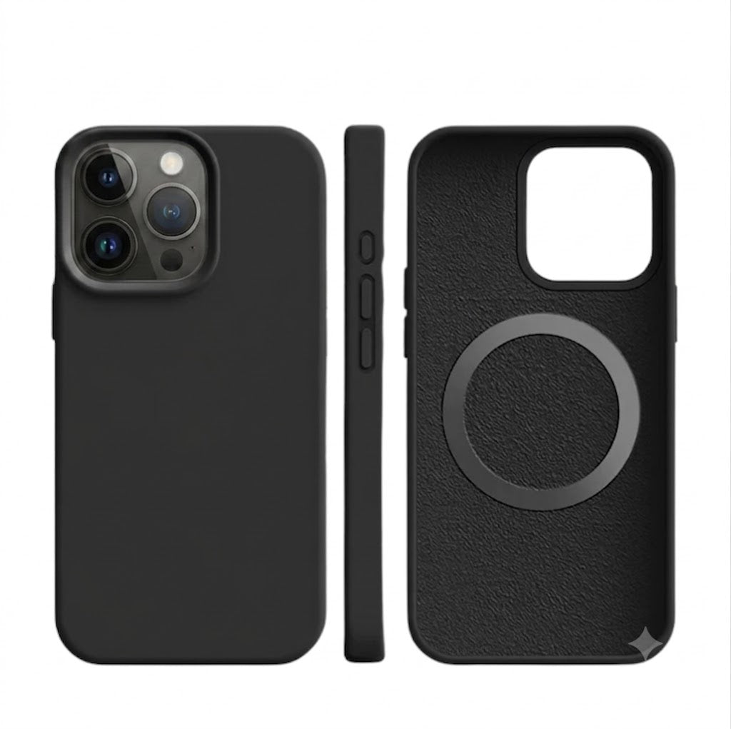 Soft-Touch Silicone iPhone Case with Magnetic Wireless Charging – Slim Protective Cover with Shock Absorption for Daily Use | Thomler