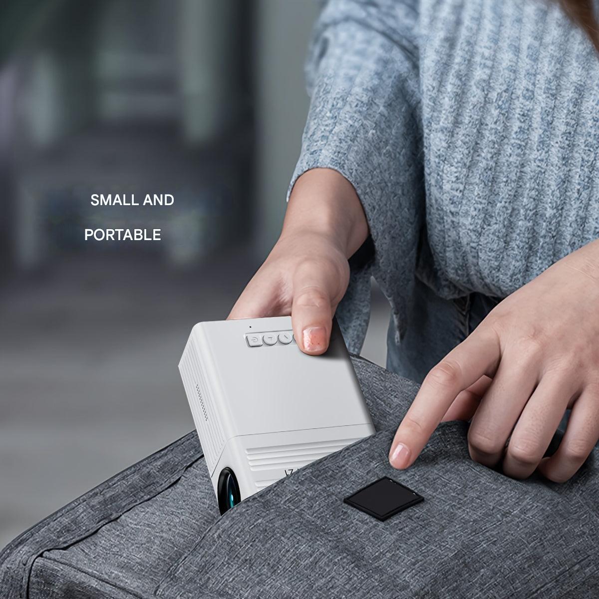 Portable HD Mini Projector 3000 Lumens LED Home Theater Display for Movies Gaming Presentations HDMI USB Compatible 80-Inch Screen Indoor | Thomler