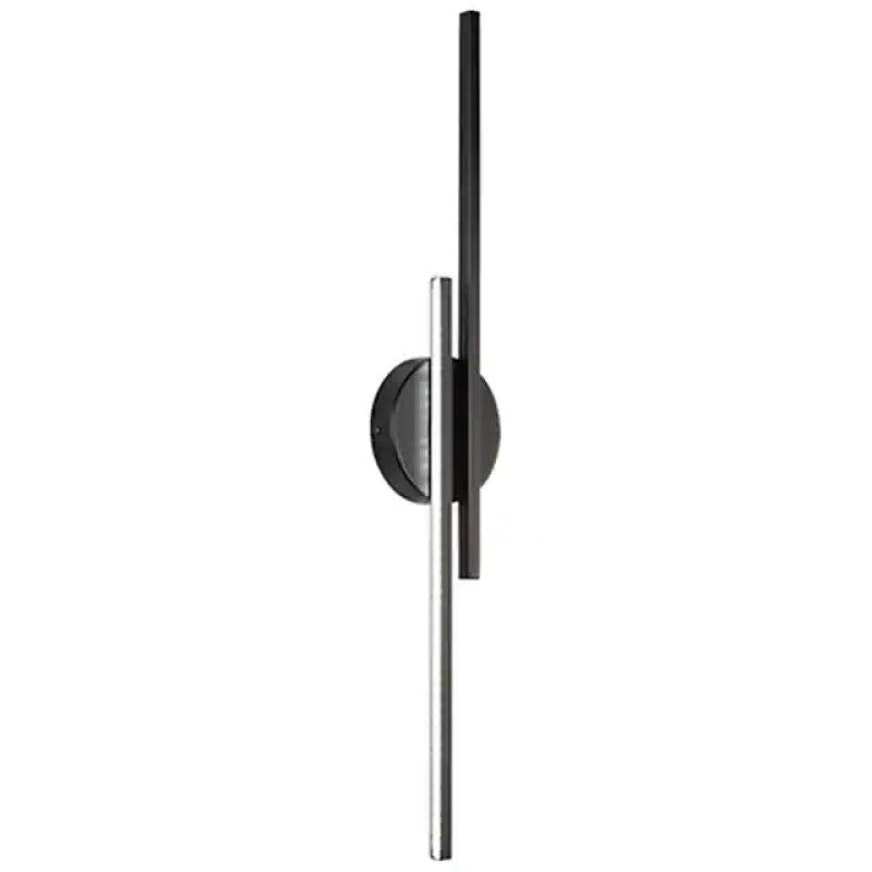 Sleek Geometric LED Wall Sconce in Metal & Silicone – Contemporary Hardwired Fixture with Dimmable Options for Bedroom, Living Room | Thomler
