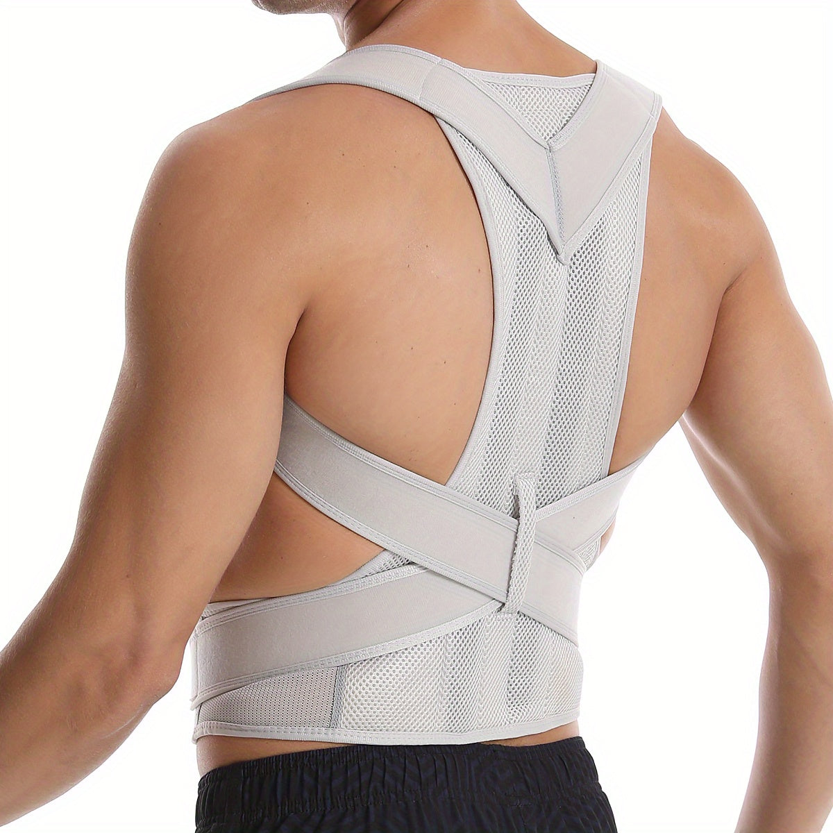Adjustable Posture Corrector Brace for Back Support – Breathable Neoprene Upper Back Straightener for Men & Women | Thomler