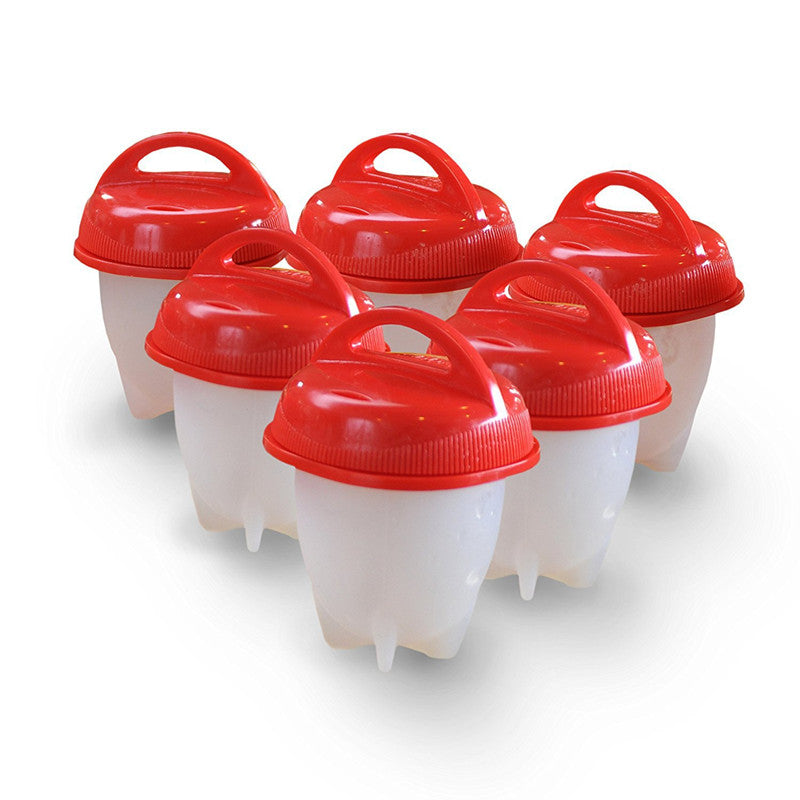 Shell-Free Silicone Egg Poacher Cups for Boiled Eggs, Poaching, Meal Prep | Food-Grade BPA-Free Kitchen Accessory | Thomler