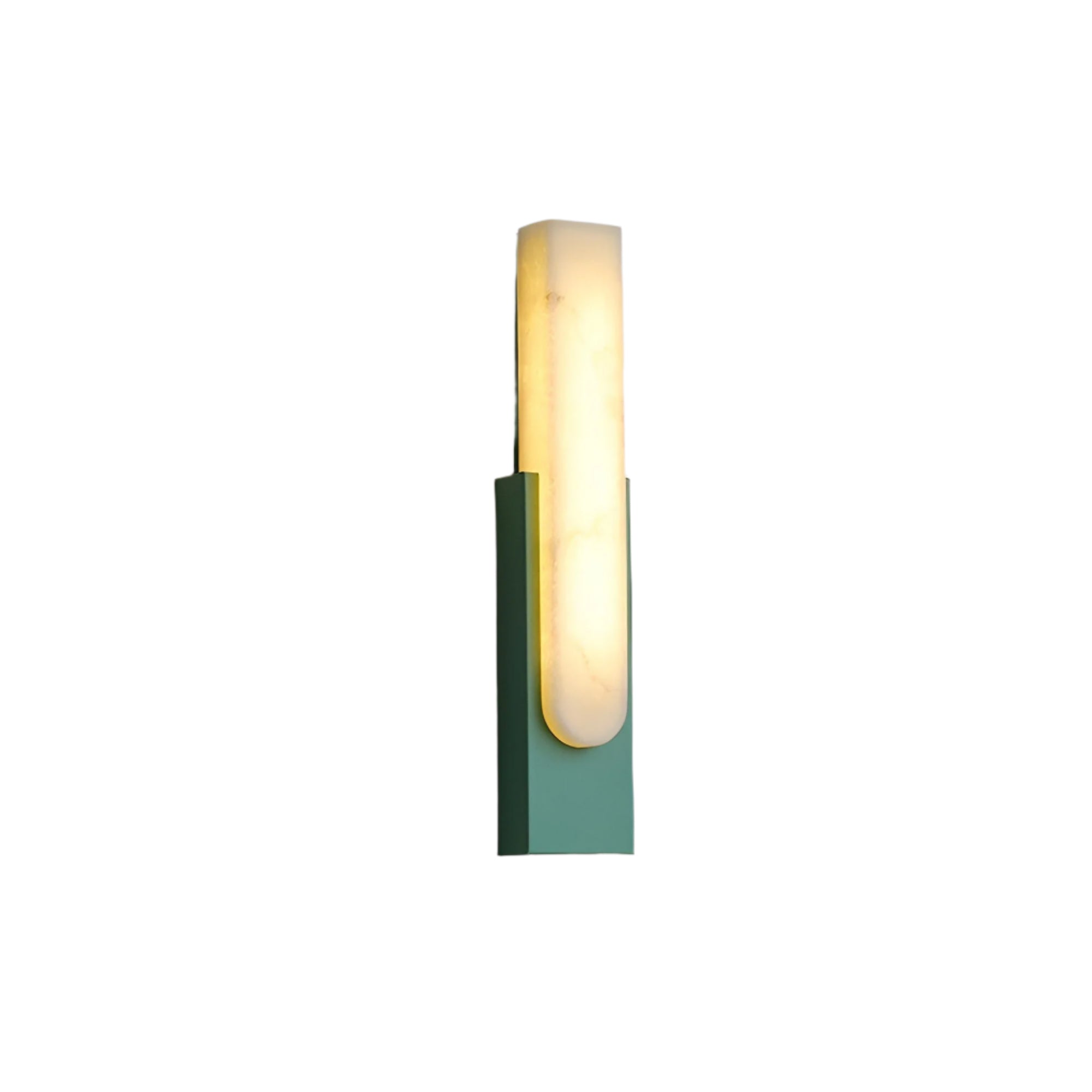 Wall Lamp Alabaster 19.7 in Gold LED Bedroom Hallway Modern Sconce Lighting Fixture | Thomler