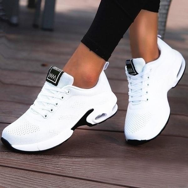 Cushioned Walking Sneakers with Gel Sole for Foot & Back Support – Lightweight Breathable Shoes for Women & Men | Thomler