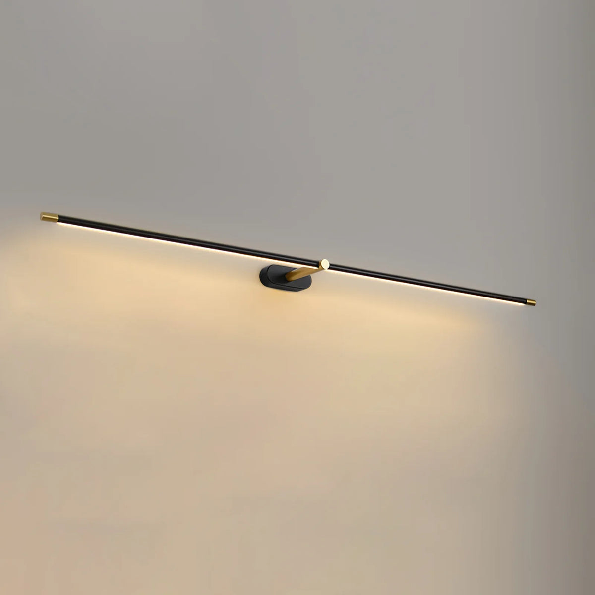 LED Vanity Light Bar for Bathroom Mirror – Minimalist Metal Wall Sconce with Warm White Lighting | Thomler