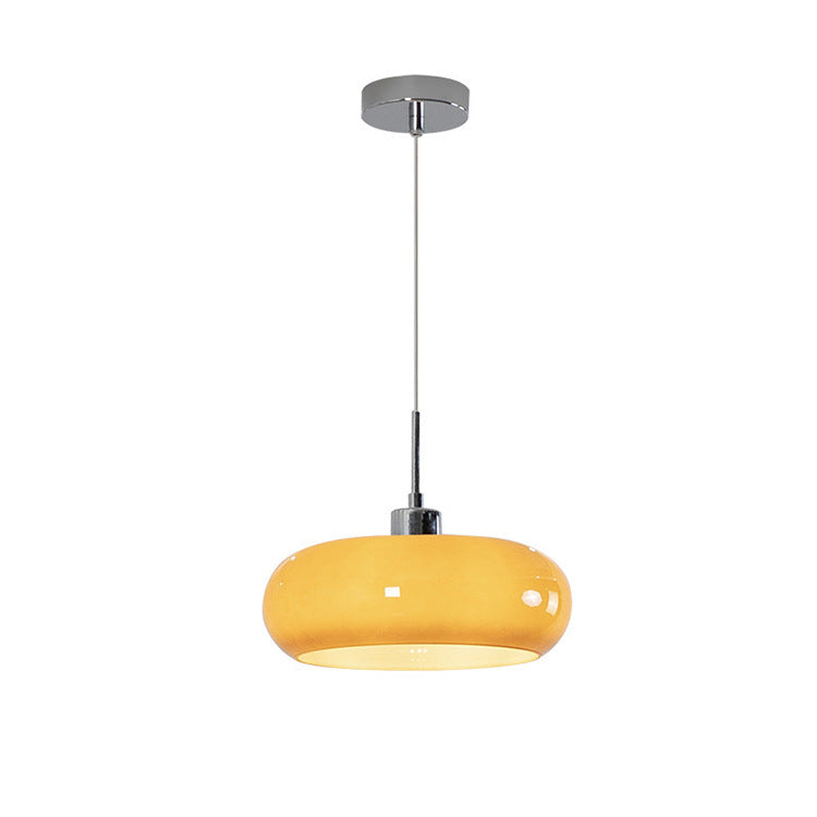 Modern Dome Glass Pendant Light with Adjustable Cord for Dining Room Kitchen Island Breakfast Bar – Geometric Minimalist Ceiling Fixture | Thomler
