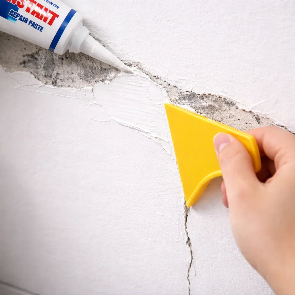 Squeeze-Tube Gap Filler for Drywall Cracks, Nail Holes & Outlet Gaps - Ready-Mixed Formula Dries Fast, Paintable Surface Repair Compound for | Thomler