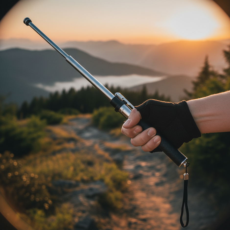 Collapsible Safety Baton with Quick-Deploy for Personal Protection | Thomler