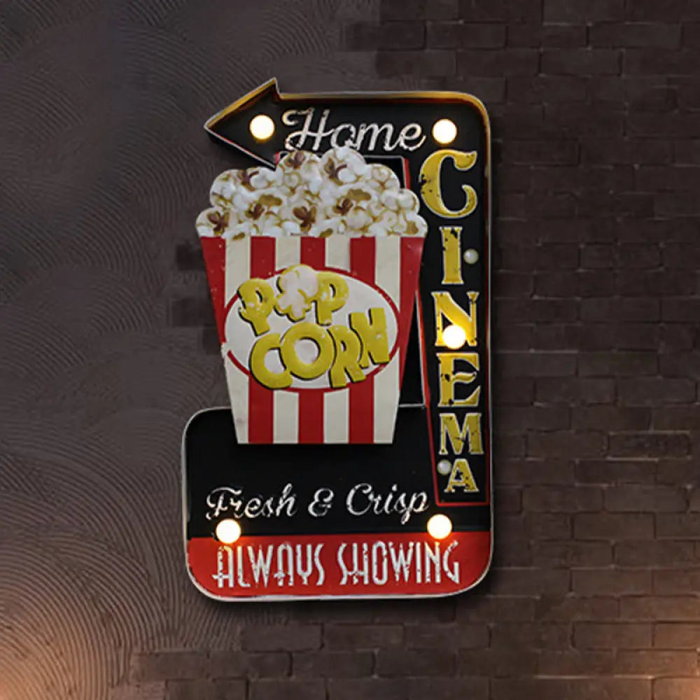 LED Novelty Wall Light Battery-Powered Metal Sign Sconce for Kids Room, Game Room & Man Cave – Beer, Car, Anchor Shaped Night Light in | Thomler