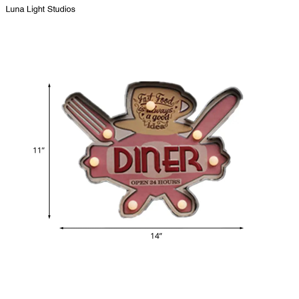 LED Novelty Wall Light Battery-Powered Metal Sign Sconce for Kids Room, Game Room & Man Cave – Beer, Car, Anchor Shaped Night Light in | Thomler