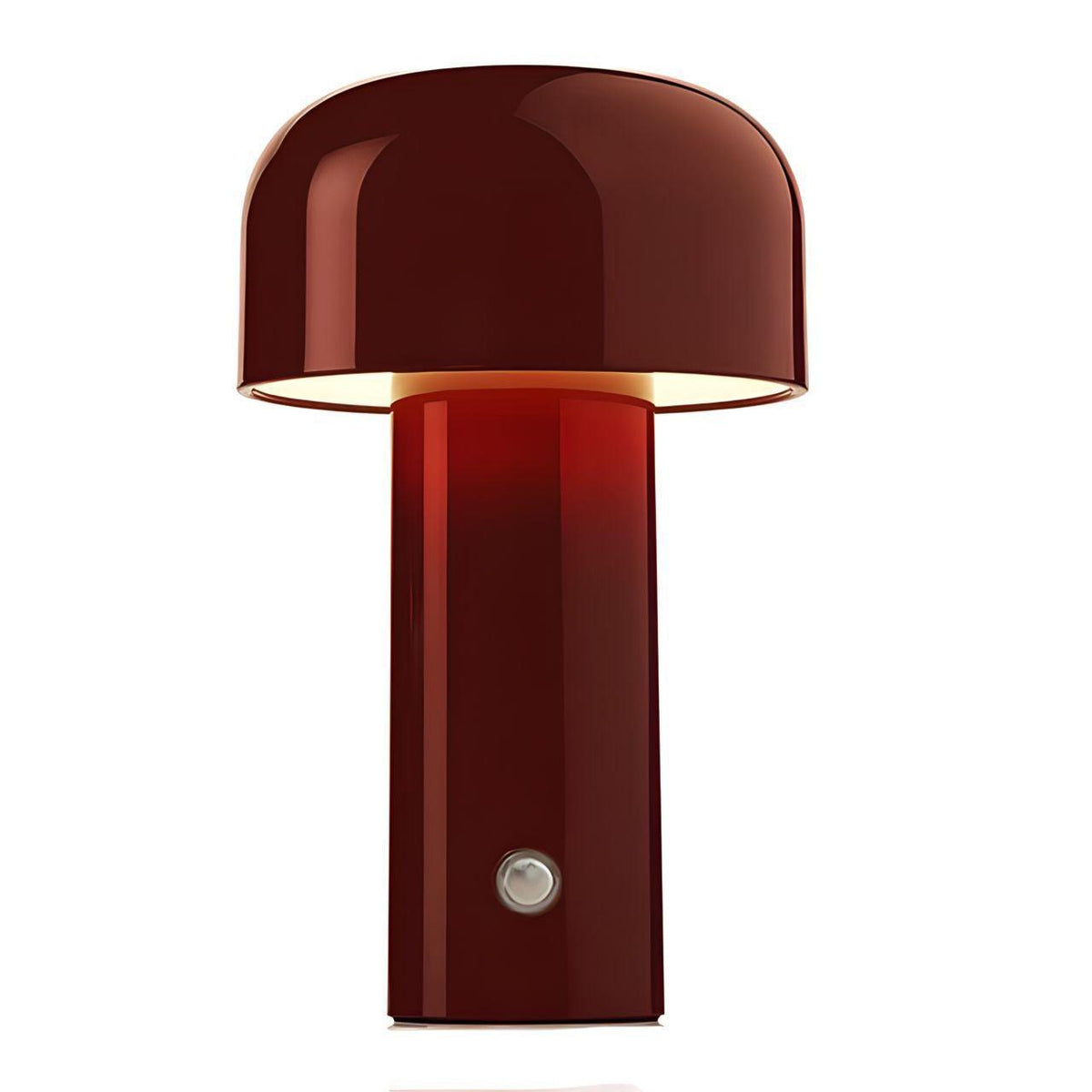 Cordless LED Mushroom Lamp – Rechargeable Ambient Desk Light with Dome Shade for Bedroom, Living Room & Dining | Thomler