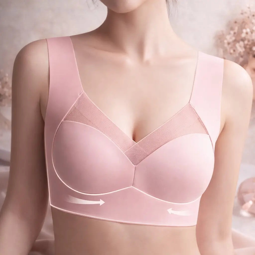 Wireless Comfort Lift Bra for Women – Seamless Push-Up Design with Gentle Support for All-Day Wear | Thomler