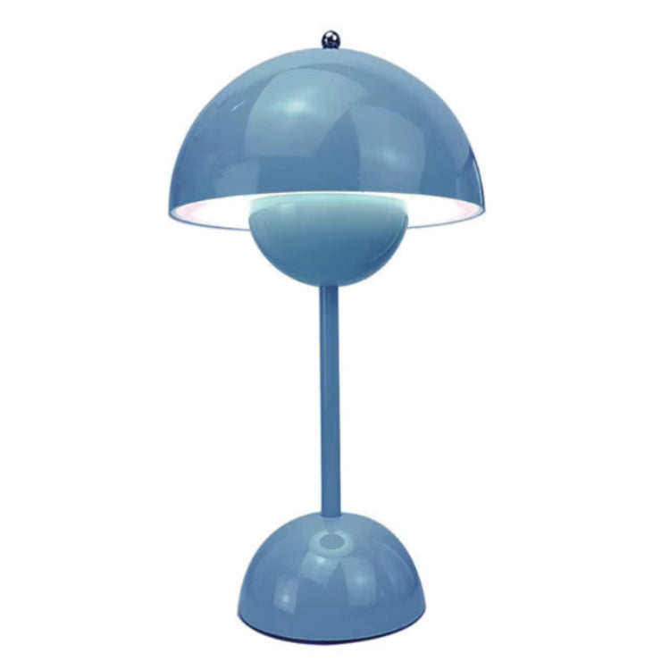 Rechargeable Cordless Table Lamp with Touch Dimmer – 3 Brightness Levels, Warm LED Light, Retro Flower Design for Bedside, Living Room & | Thomler