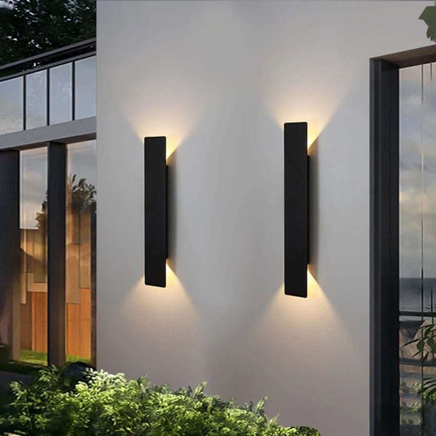 Outdoor LED Wall Sconce Aluminum Weatherproof Up Down Light for Patio Garden Entryway Modern Waterproof Exterior Fixture 2W-24W | Thomler
