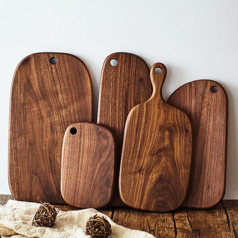 Walnut Wood Prep and Presentation Platter for Charcuterie, Cheese, Bread & Kitchen Use | Natural Hardwood Carving Surface | Thomler