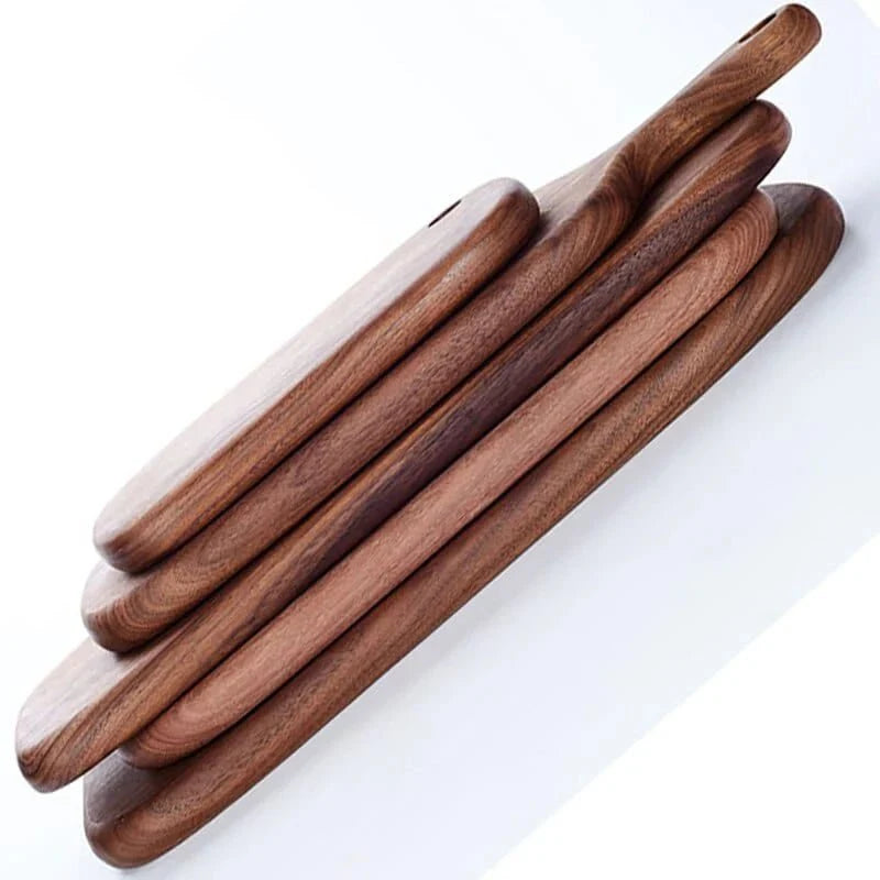 Walnut Wood Prep and Presentation Platter for Charcuterie, Cheese, Bread & Kitchen Use | Natural Hardwood Carving Surface | Thomler