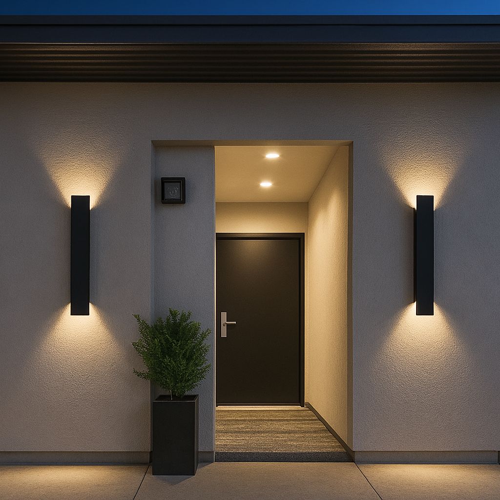 Outdoor LED Wall Sconce Aluminum Waterproof Fixture for Garden Patio Entryway Exterior House Lighting 6W 18W 24W | Thomler