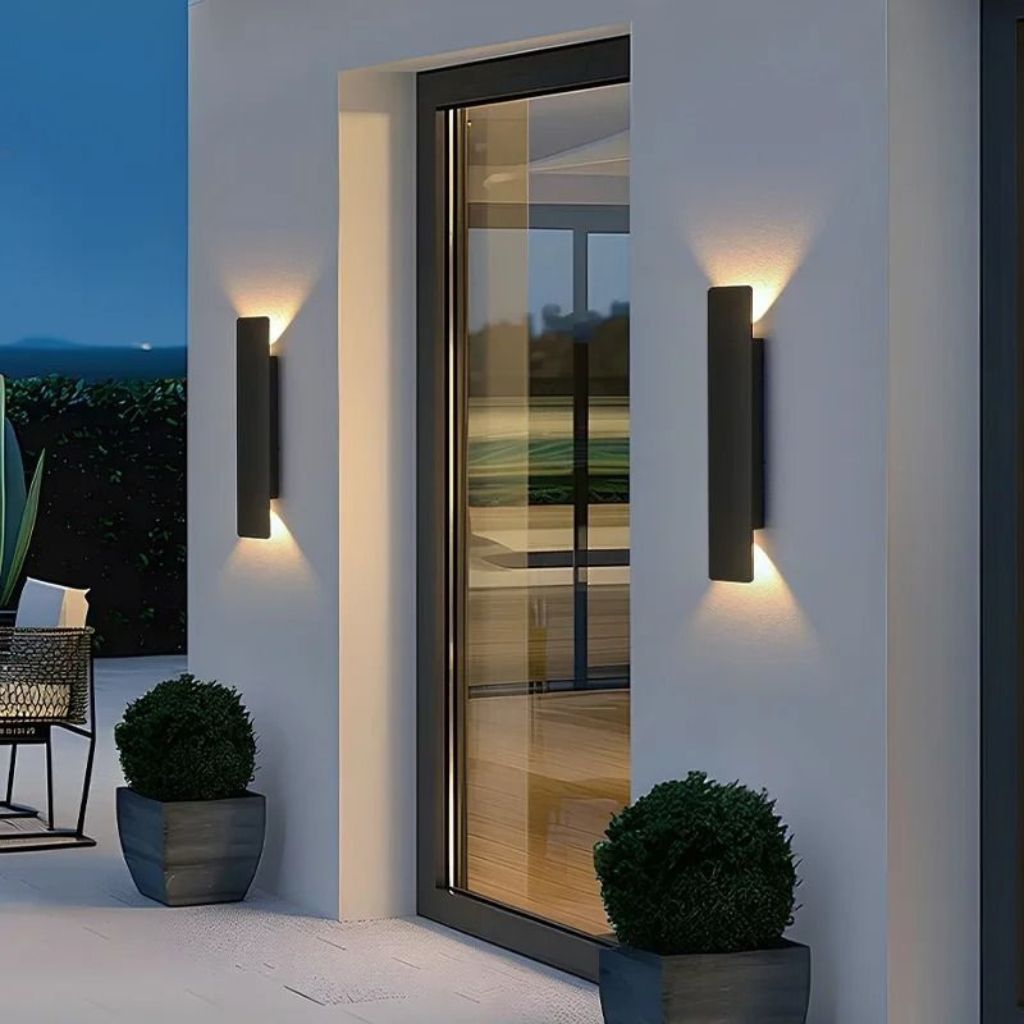Outdoor LED Wall Sconce Aluminum Waterproof Fixture for Garden Patio Entryway Exterior House Lighting 6W 18W 24W | Thomler