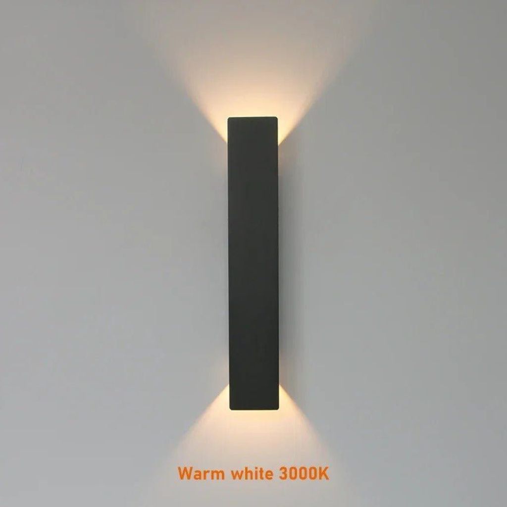 Outdoor LED Wall Sconce Aluminum Waterproof Fixture for Garden Patio Entryway Exterior House Lighting 6W 18W 24W | Thomler