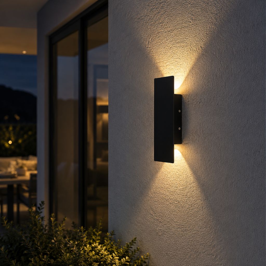 Outdoor LED Wall Sconce Aluminum Waterproof Fixture for Garden Patio Entryway Exterior House Lighting 6W 18W 24W | Thomler