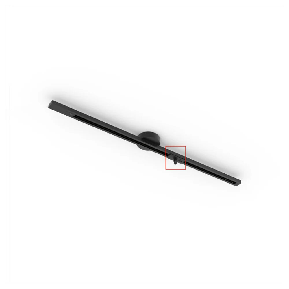 Ceiling Rail Connector ABS Low-Profile 3 in Rotatable Pendant Light Fixture Track System | Thomler