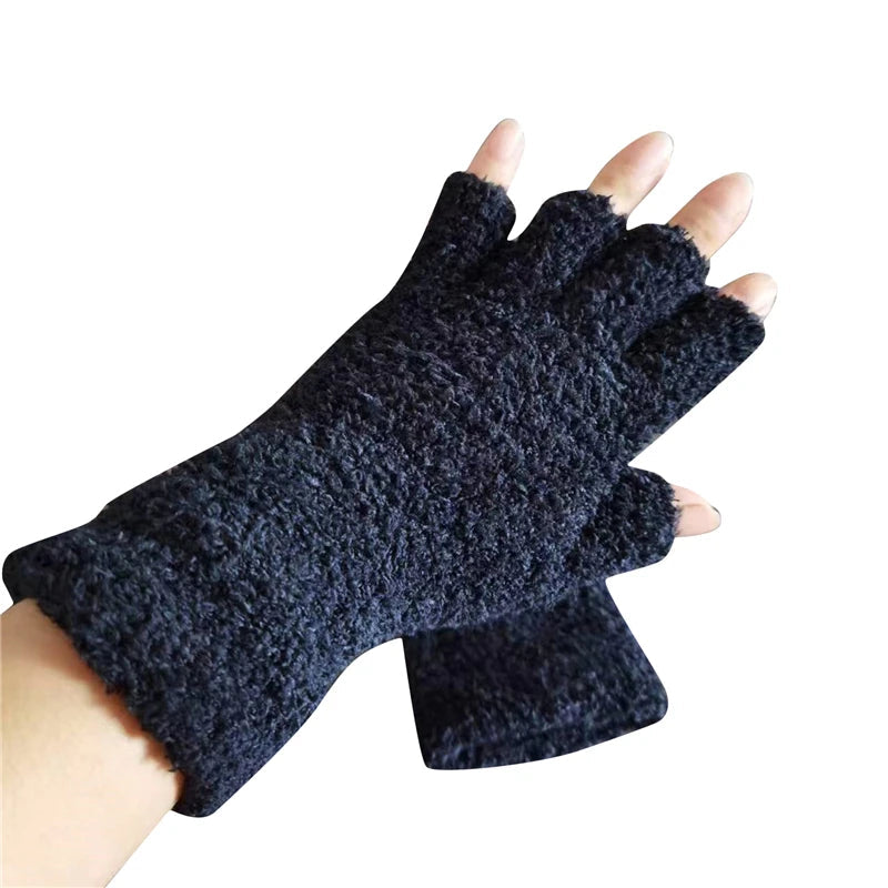 Plush-Lined Convertible Knit Handwarmers for Touchscreen Use | Thomler