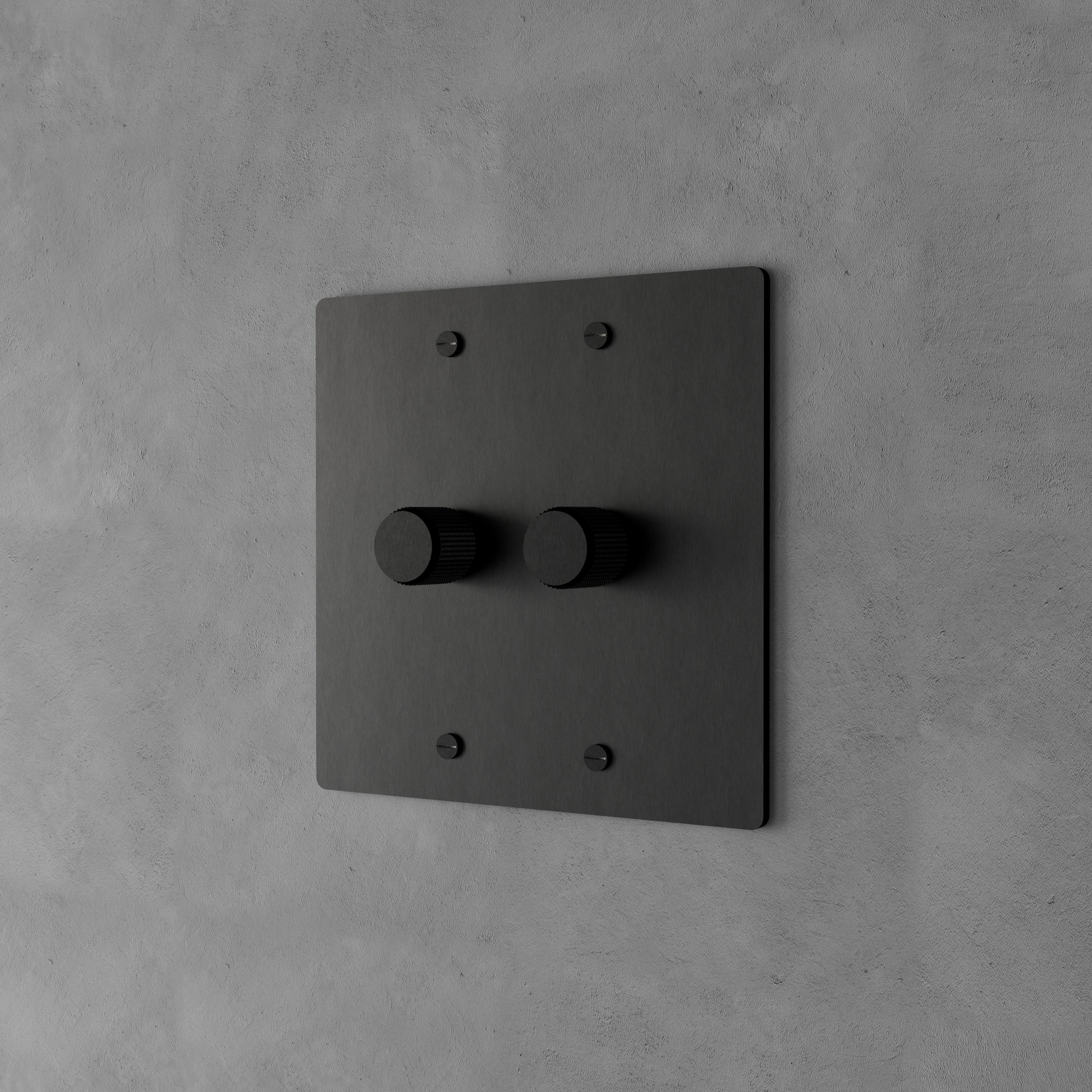 Dimmer Switch Brass Rotary Knob Stepless Indoor Wall Lighting Control Modern Home Decor Panel | Thomler