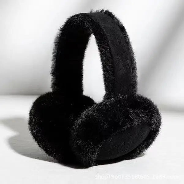 Faux Fur Ear Warmers – Adjustable Fleece Headband for Cold Weather Protection | Thomler