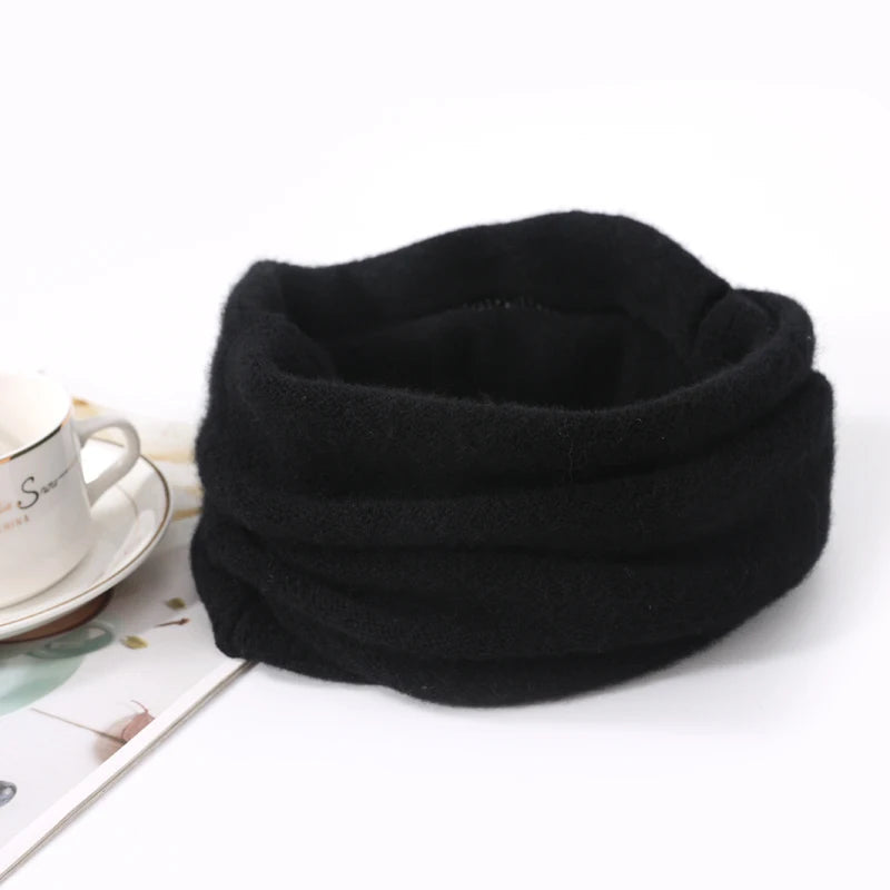 Soft Wool Neck Warmer with Pullup Coverage for Women | Cold Weather Face Guard & Ear Protector | Thomler