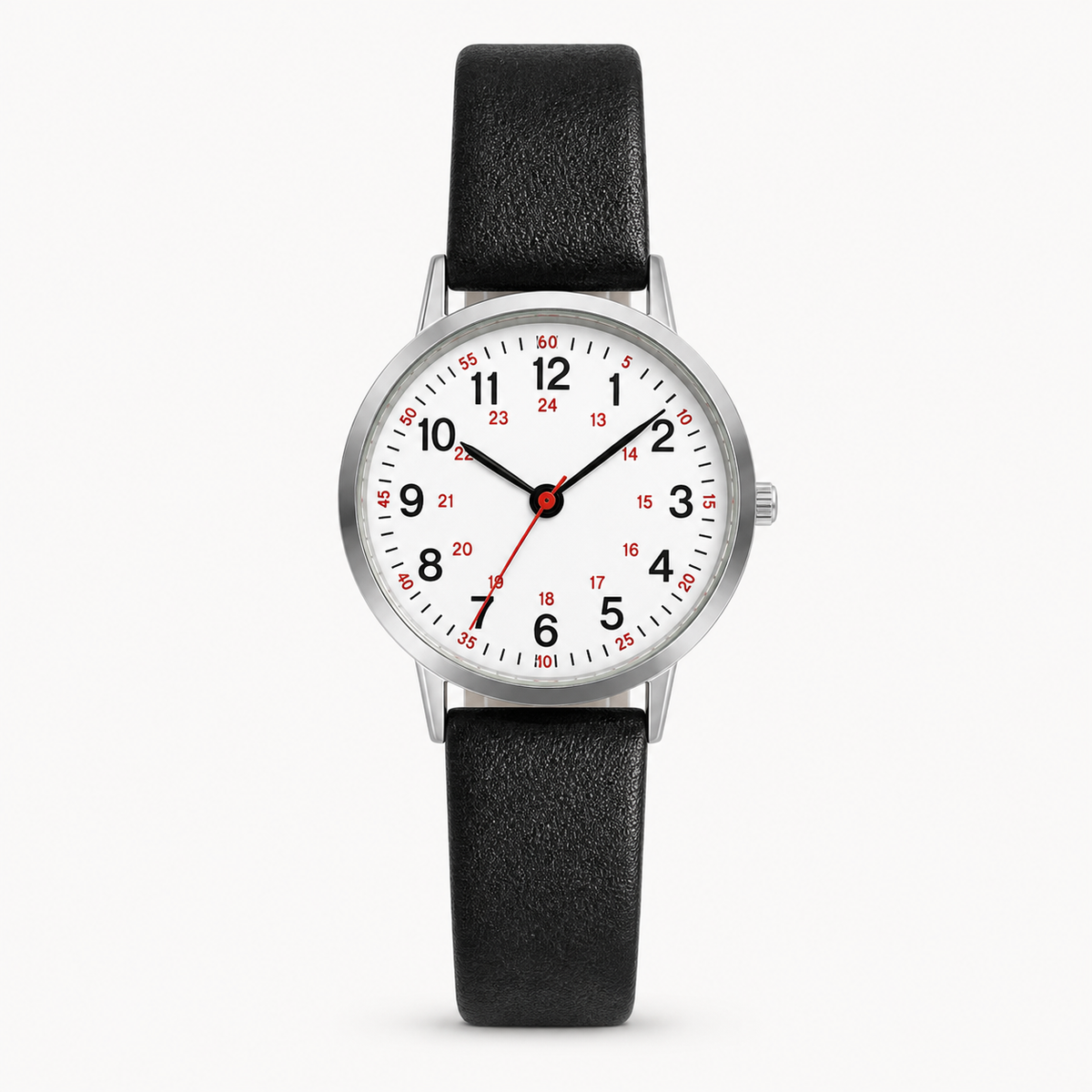 Clip-On Analog Watch with Second Hand – Silicone Band Timepiece for Medical & Healthcare Professionals | Thomler