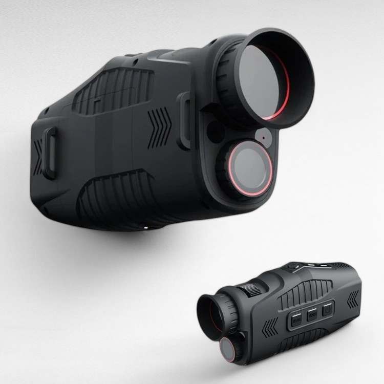 Infrared Night Vision Monocular with HD Recording & 10x Zoom for Hunting, Wildlife & Security | Thomler