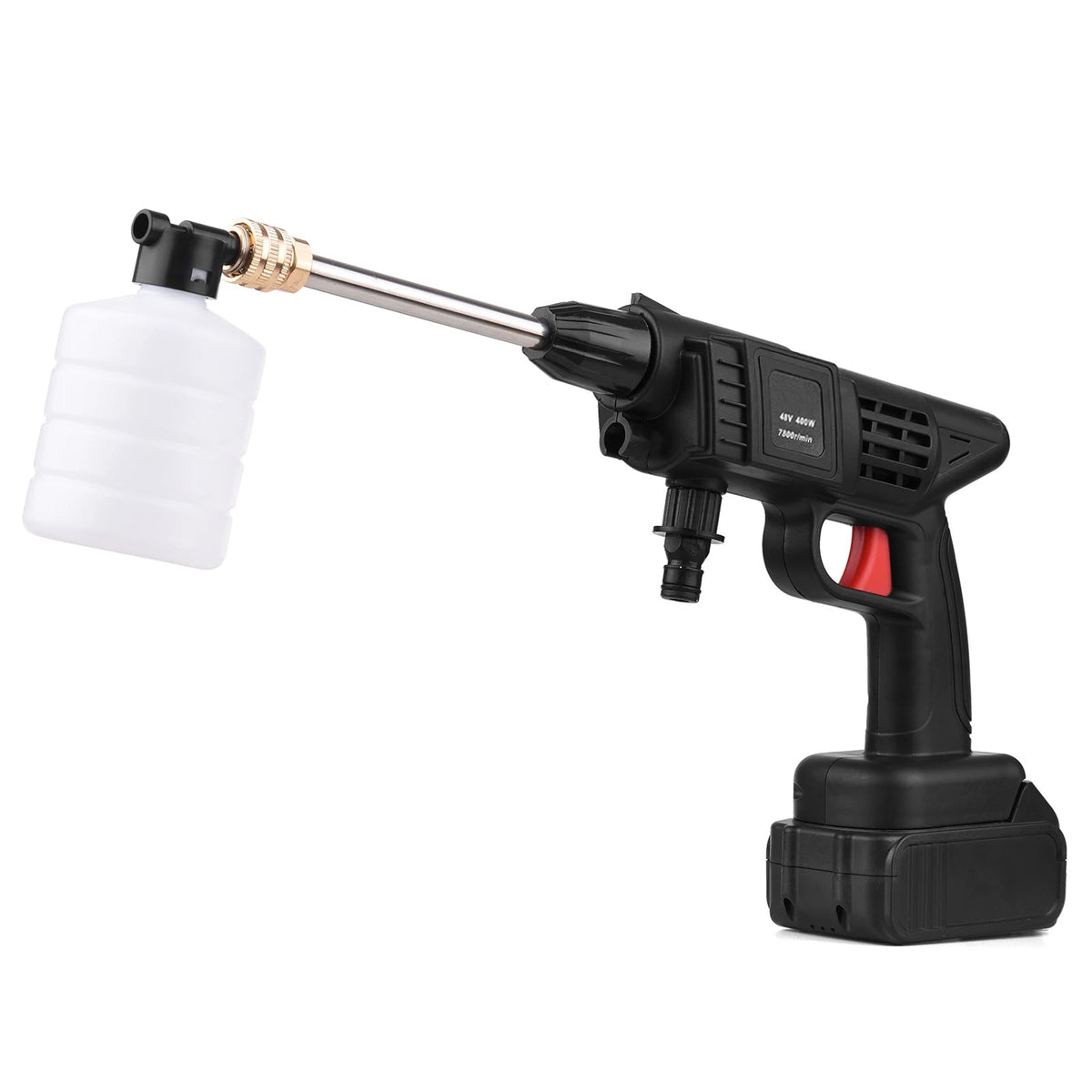 Cordless High-Pressure Water Sprayer with Rechargeable Battery 36V 1500W for Cars Driveways Patios Outdoor Deep Cleaning Portable Handheld | Thomler