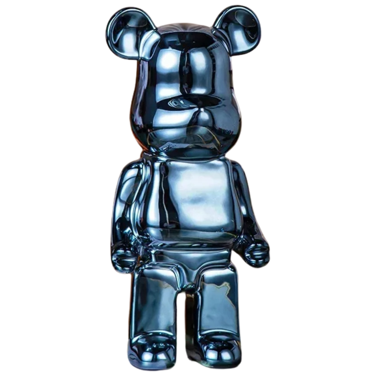Abstract Bear Figurine Resin Sculpture Modern Home Decor Statue Art Piece for Shelves Desk Office Living Room Colorful Animal Accent Gift | Thomler