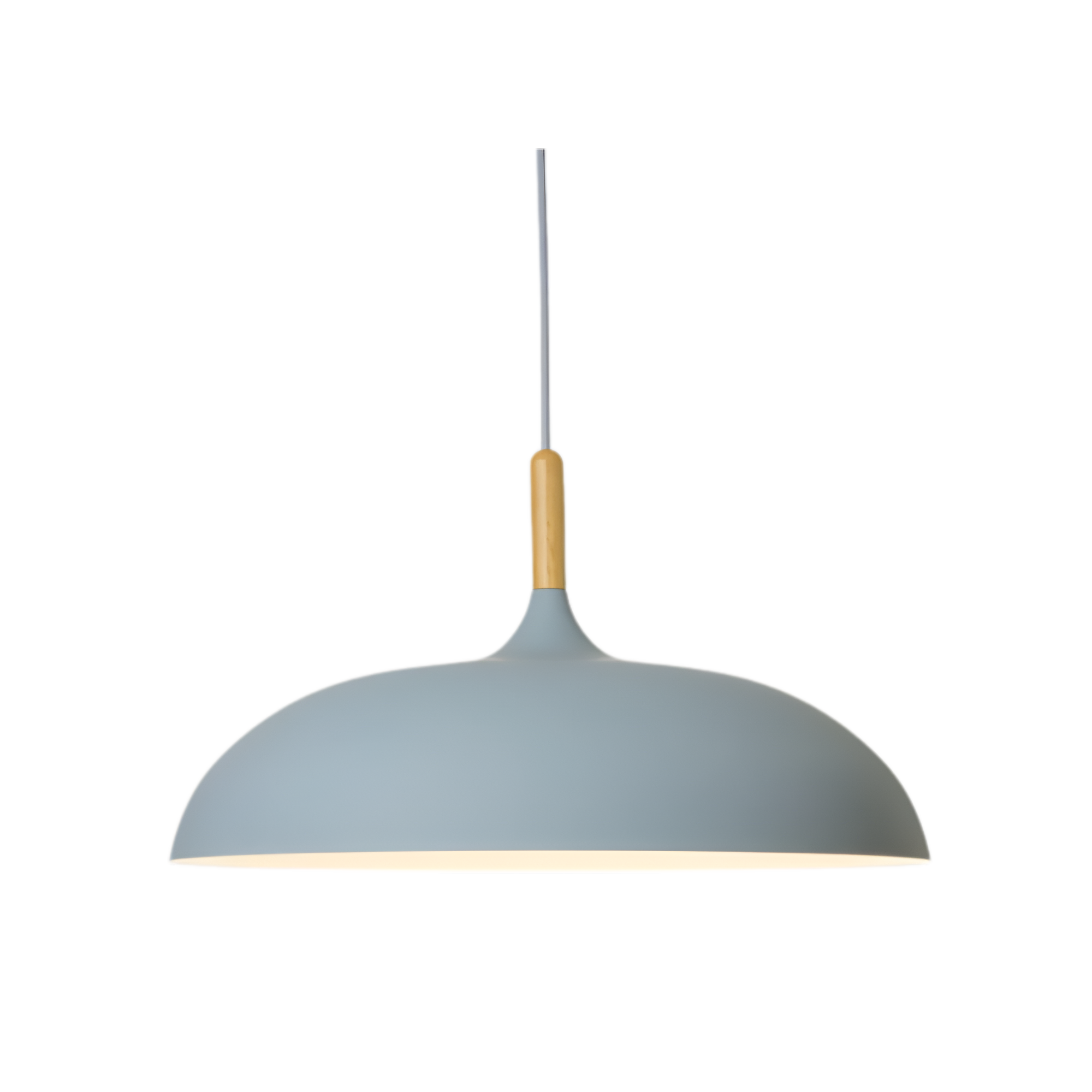 Pendant Light Wood Iron Shade Ø35.0–60.0 cm Dining Room Kitchen Island Japandi Scandinavian Hanging Ceiling Lamp E27 | Thomler