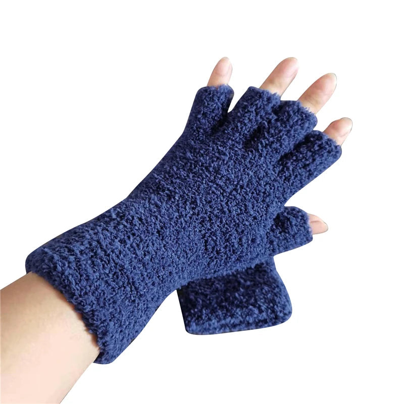 Plush-Lined Convertible Knit Handwarmers for Touchscreen Use | Thomler