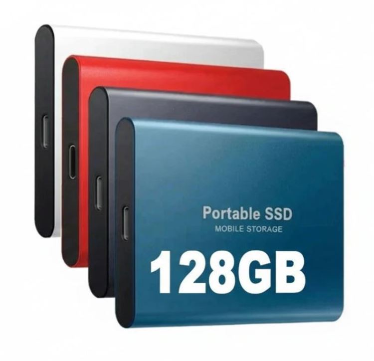Portable Solid-State Drive 128GB USB-C High-Speed Data Transfer Up to 1050 MB/s for Mac PC Windows Linux Laptop Desktop Computer Travel Work | Thomler