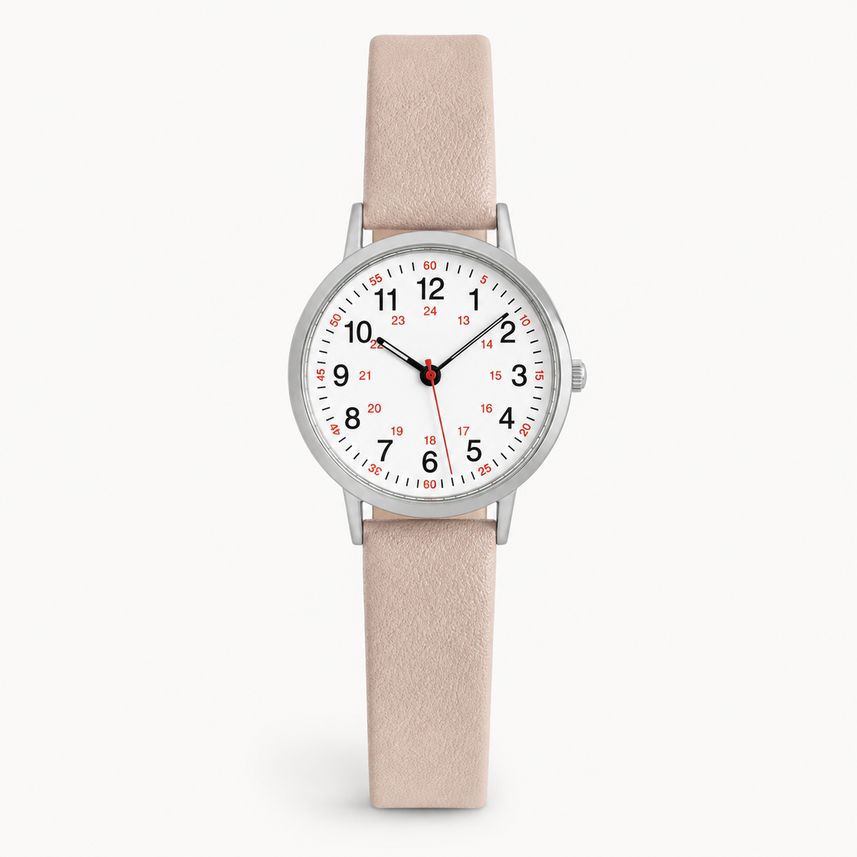 Clip-On Analog Watch with Second Hand – Silicone Band Timepiece for Medical & Healthcare Professionals | Thomler