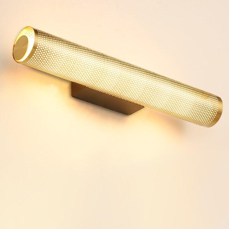 Hardwired Bathroom Vanity Light Fixture with Gold Finish, Modern Wall Mount Sconce for Bedroom, Living Room, Powder Room & Hallway | Thomler