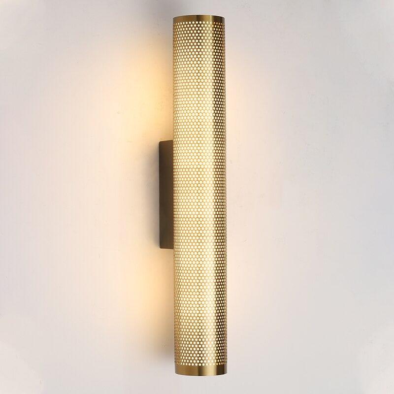 Hardwired Bathroom Vanity Light Fixture with Gold Finish, Modern Wall Mount Sconce for Bedroom, Living Room, Powder Room & Hallway | Thomler