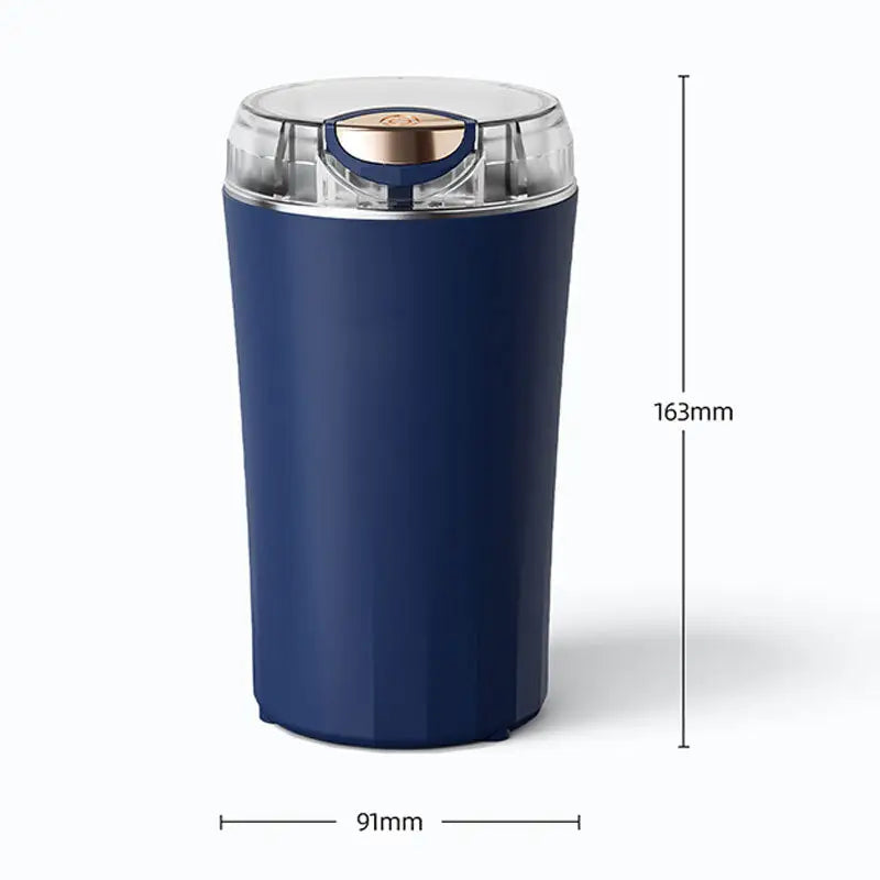 Spice Grinder Stainless Steel 80.0 g Capacity Blue Kitchen Coffee Bean Herb Nut Electric Mill 30000 RPM Compact | Thomler