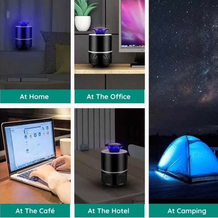 Indoor Insect Catcher UV Light Suction Trap for Bedroom Kitchen Living Room Nursery Odor-Free Electric Bug Control Device | Thomler