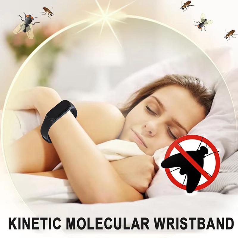 Ultrasonic Mosquito Repellent Wristband – Chemical-Free Bug Protection for Outdoor Activities, Camping, Hiking & Yard Work | Thomler